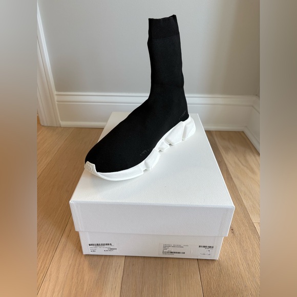 NWT Men’s Balenciaga Sneaker Tess Gomma Malle Noir (black multi) sz. 44 EU/11 US - Picture 2 of 8